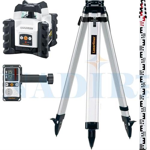 LIVELLA LASER ROTANTE QUADRUM COMPACT G210SET 165CM + VALIGIA RIGIDA