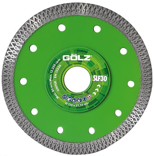 DISCO DIAMANTATO GÖLZ SLF30 ø115X1.4 GRES-LASTRE-GRANITI