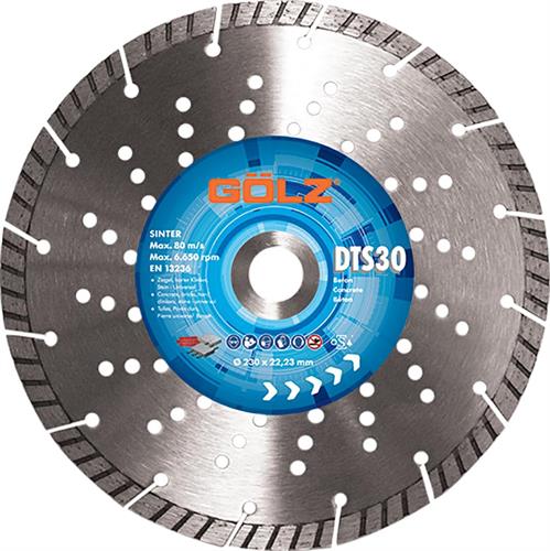 DISCO DIAMANTATO GÖLZ DTS30 ø115X2.0 CEMENTO-MATTONI-PIETRA