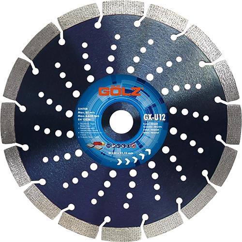 DISCO DIAMANTATO GÖLZ GX-U12 ø230X2.6 CALCESTRUZZO-MATTONI-CLINKER
