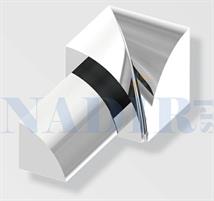 CAPSULA INTERNA TONDA ALLUMINIO LUCIDO PROFILO JOLLY H.12.5
