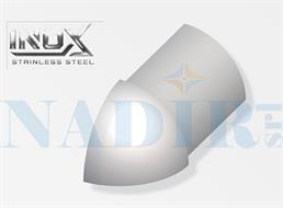 CAPSULA ESTERNA TONDA INOX LUCIDA H.12.5