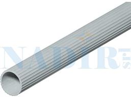 TUBO DISTANZIATORE RIGIDO RIGATO IN PLASTICA ø22-26 BARRA CM.200