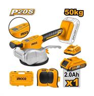 VENTOSA BATTENTE PER LASTRE E PIASTRELLE 20V KIT 1 BATTERIA 2AH