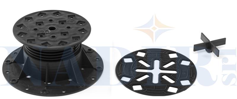 KIT COMPLETO 20 PZ SUPPORTO PAVIMENTO GALLEGGIANTE 52-82 MM