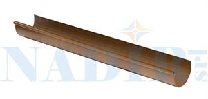 CANALE DI GRONDA PVC RAMATO BARRA ø80 MT.2