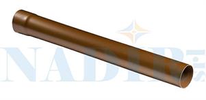 TUBO DI DISCESA ø80 MT.2 PER GRONDA PVC RAMATO