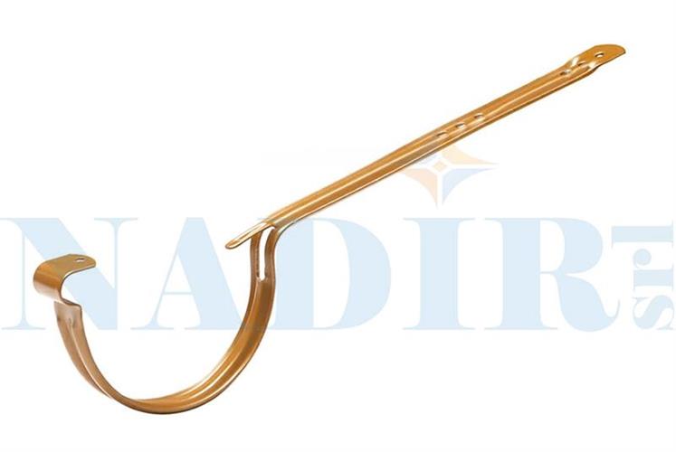 GANCIO METALLICO GRONDA PVC RAMATO