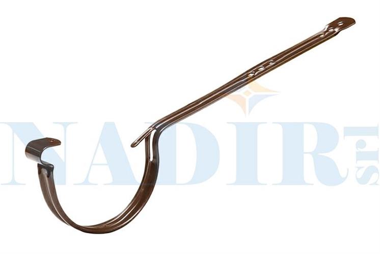 GANCIO METALLICO GRONDA PVC TESTA DI MORO