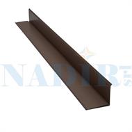 LAMIERINO BORDATURA LATERALE TEGOLE COPERTURA CM.15X15 TESTA DI MORO