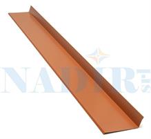SCOSSALINA LAMIERINO RACCORDO PARETE-FALDA CM.16X6 TERRACOTTA