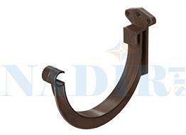 GANCIO CANALE GRONDA PVC TESTA DI MORO ø80