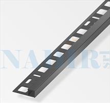 PROFILO JOLLY QUADRO ALLUM. H10 EFFETTO PIETRA ANTRACITE CM.250