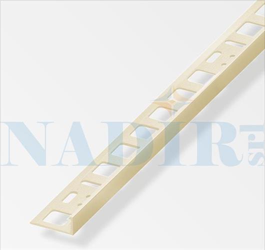 PROFILO L TERMINALE ALLUM. H10 EFFETTO PIETRA SABBIA CM.250