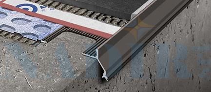 PROFILO TERRAZZE PROGRESS ECO DRIP ANTRACITE H.10X270