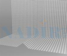 PROFILO ANGOLO ESTERNO IN RETE FIBRA PER FUGHE V SHLBP-V1 CM.100