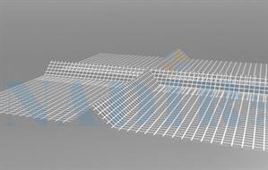 PROFILO CROCE IN RETE FIBRA PER FUGHE V SHLBP-V3 CM.24X19