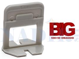 BIGGER BASE LIVELLANTE SLS H.3-12 FUGA MM.1.0 GRIGIA BUSTA 550PZ