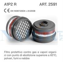 FILTRO SINGOLO A BAIONETTA 2591 RESPIRATORI MILLA A1P2