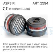 FILTRO SINGOLO A BAIONETTA 2594 RESPIRATORI MILLA A2P3