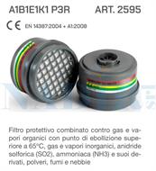 FILTRO SINGOLO A BAIONETTA 2595 RESPIRATORI MILLA A1B1E1K1 P3R