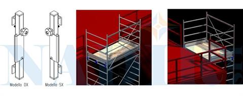 KIT SBARCO PONTEGGIO SYSTEM 120X200 ART.50118