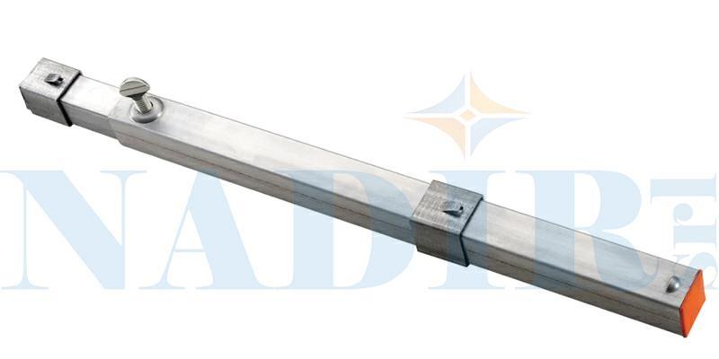 REGOLA A MOLLA CSC PER PARETI ZINCATA CM.290-520 SENZA PEDALE