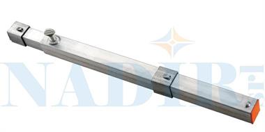 REGOLA A MOLLA PER PARETI ZINCATA CM.290-520 SENZA PEDALE