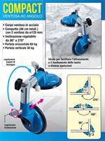 VENTOSA DOPPIA AD ANGOLO VARIABILE ø125 PORTATA 60-30 KG