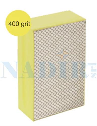 TAMPONE DIAMANTATO PER PIASTRELLE GRANA 400 MM.90X55