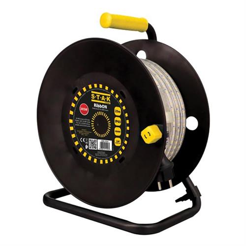 STRISCIA LED 32.000Lm DA CANTIERE SU AVVOLGITORE A TAMBURO MT.25