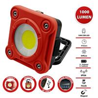 PROIETTORE A LED 1000Lm PORTATILE RICARICABILE MINI IR824 MAGNETICO
