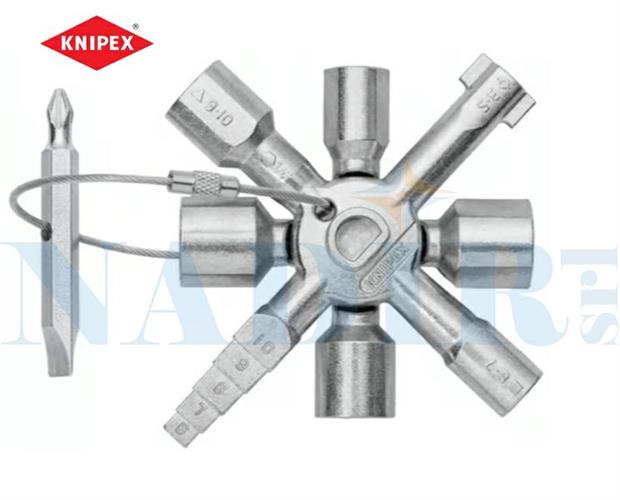 KNIPEX CHIAVE UNIVERSALE DA CANTIERE TWIN-KEY