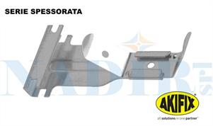 GANCIO SOSPENSIONE CON MOLLE BORDI ARROTONDATI AKIFIX NAMCSU38001