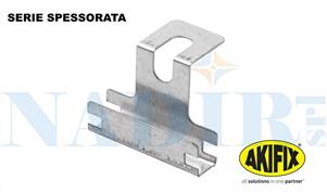 GANCIO ORTOGONALE 50X27MM BORDI ARROTONDATI AKIFIX NAMCSU40001