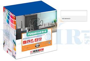 FUGANTE PIASTRELLE HERAKEM BUSTA KG.2.5 COLORE N°100 BIANCO