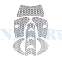 KIT ADESIVI RIFRANGENTI HI VIZ ARGENTO PER CASCO SUPERPLASMA
