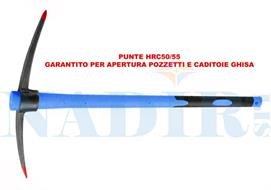 PICCONE ACCIAIO PENNA E PUNTA HRC GR.1500 MANICO FIBRA DI VETRO