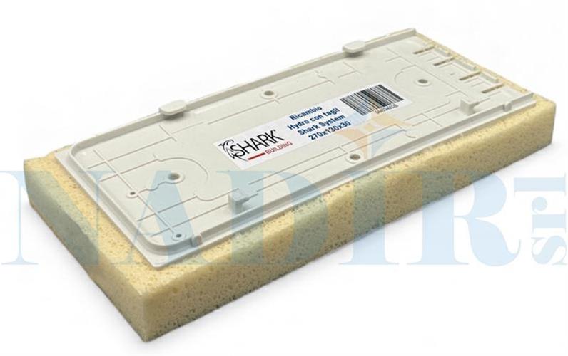 RICAMBIO SPUGNA IDRO CON TAGLI SHARK SYSTEM MM.130X270X30