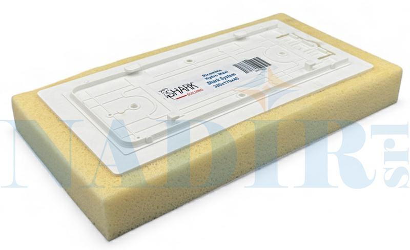 RICAMBIO SPUGNA IDRO DOPPIO ASSORBIMENTO SHARK SYSTEM MM.170X320X40