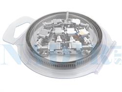 KIT FASCETTA STRINGITUBO INOX A2 MM.9X0.6 MT.3 + 8 TESTINE BLOCCO