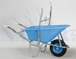 CARRIOLA RIBALTABILE EDILIZIA GAREDENIA LT.100 VASCA INDISTRUTTIBILE