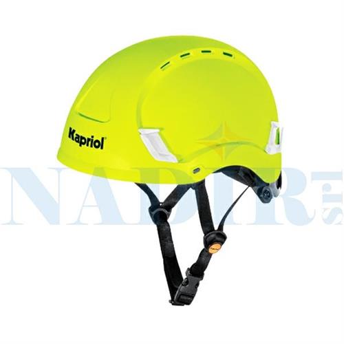 CASCO DA PONTEGGIATORE IN QUOTA COLORE GIALLO FLUO