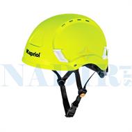 CASCO DA PONTEGGIATORE IN QUOTA COLORE GIALLO FLUO