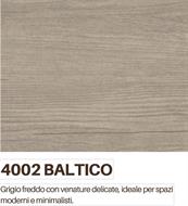 BATTISCOPA PVC ESPANSO EFFETTO LEGNO 4002 BALTICO CM.280X8 SP.6/14MM