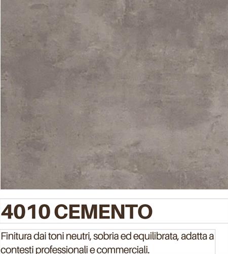 BATTISCOPA PVC ESPANSO 4010 CEMENTO CM.280X8 SP.6/14MM