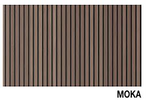 PANNELLO ACUSTICO FONOASSORBENTE MOKA HARMONIA MM.2700X560X21