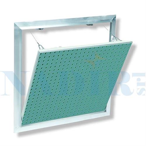 BOTOLA CARTONGESSO SHARK DRY LINE CON FORI LASTRA BIANCA CM.40X40