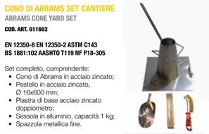 CONO DI ABRAMS SET CANTIERE COMPLETO