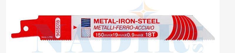 LAMA GATTUCCIO BI-METAL 18 DENTI 9615018 MM.150 CF.2PZ